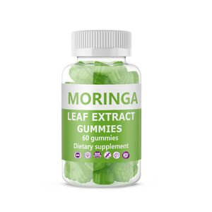 OEM ODM Private Label Organic 2025 Hot Sale Private Label Moringa Leaves Powder Moringa Gummies Breastfeeding Support In Stock