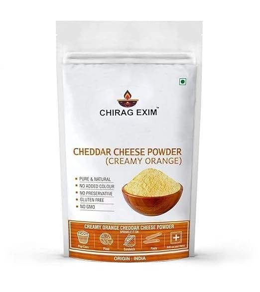 Cheddar Cheese Creamy Orange Powder Pure ORGANIC HERBAL