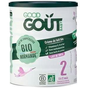 GOOD GOUT - 2nd Age Milk 800g Baby Organic - France Origin