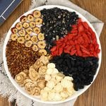 Oem Organic Blended Ginseng Five Treasure Flavor Tea Six Premium Ingredients Blooming Tea Men'S Fertility Wolfberry Health Tea