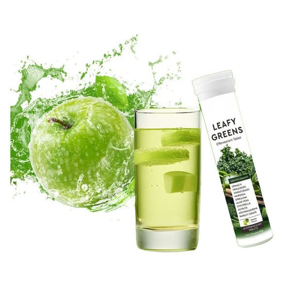 OEM Customized Flavor Leafy Greens Supplement Leafy Greens Effervescent Tablet