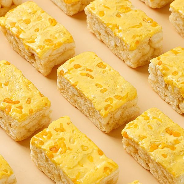 Traditional Chinese Breakfast Egg Sachima Cookies Healthy Snacks Food Wholesale Delicious Sachima